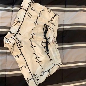 XS Victoria Secret satin shorts
